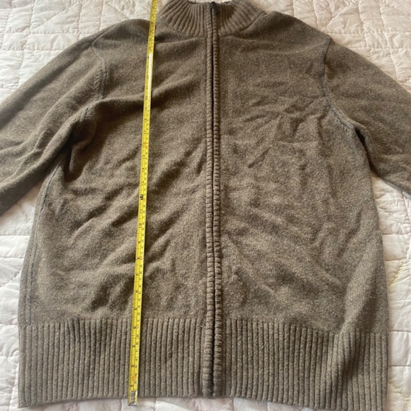 Hudson North Lambswool Blend Full zip sweater men’s size Large - Picture 3 of 6
